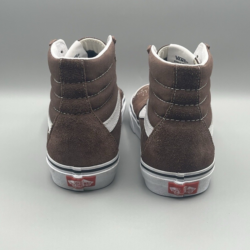 Vans Sk8-Hi Brown Suede High Top Skate Shoes - Men's Size 8 USED - Picture 4 of 8